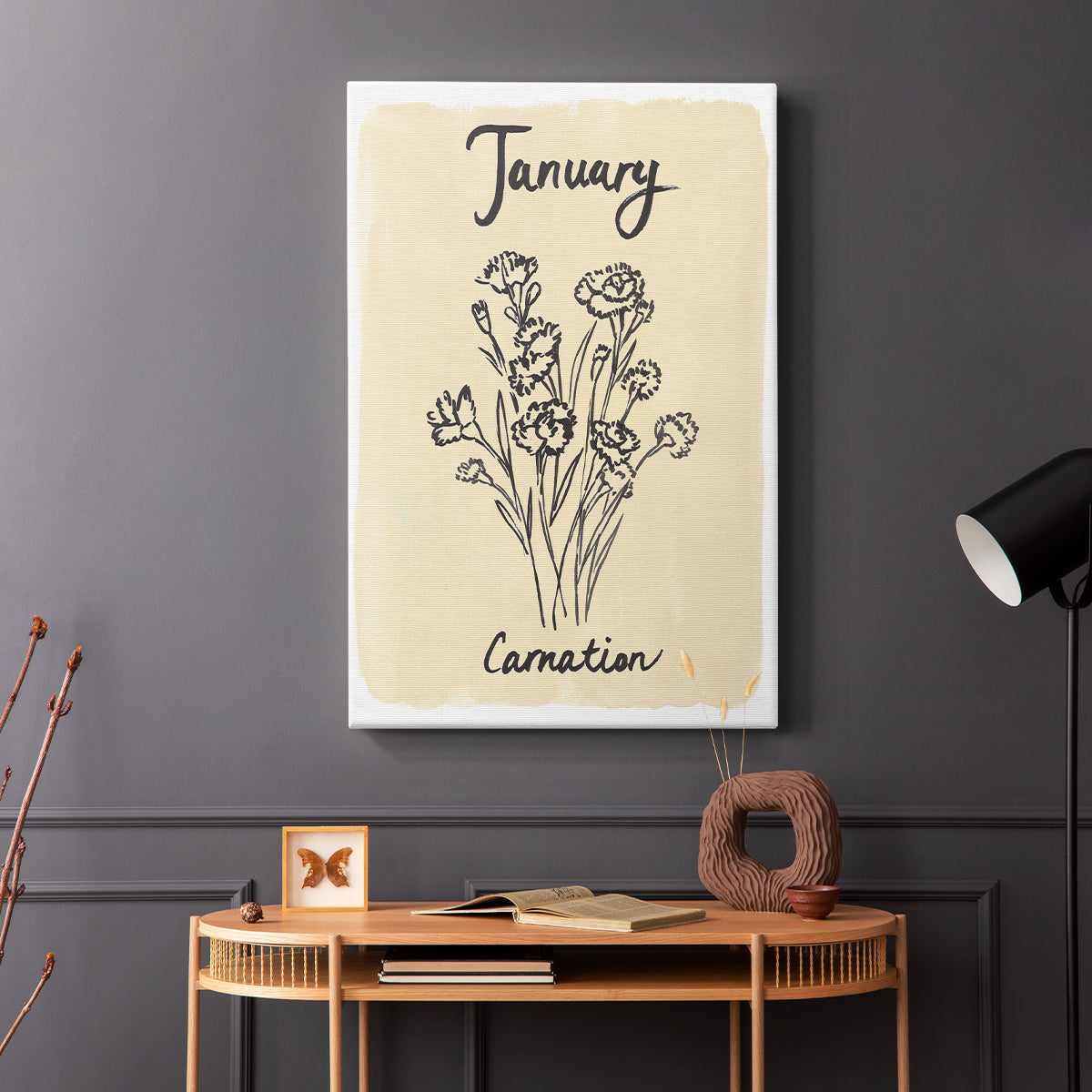 Birth Month I - Canvas Art Print