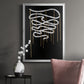 Weeping Ribbon II - Modern Framed Canvas Print