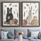 Cute Autumn Forest I - Premium Framed Canvas 2 Piece Set - Ready to Hang