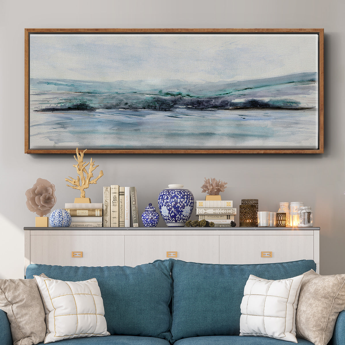 Beech Mountain - Floater Framed Canvas Print