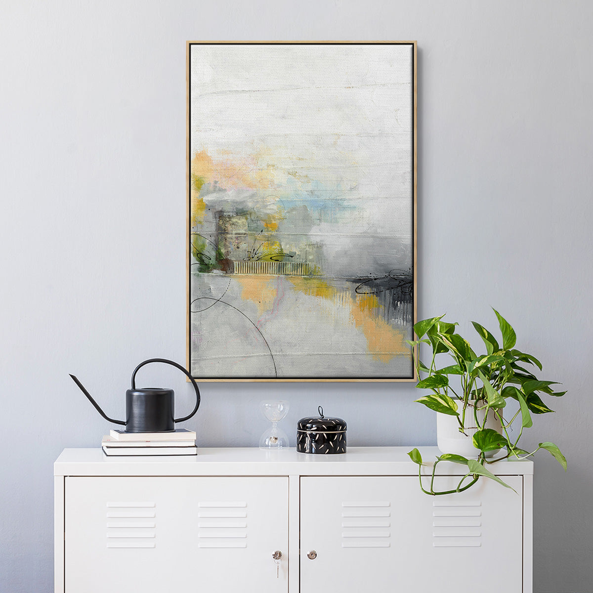 A Place Of My Own - Floater Framed Canvas Print