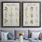 Herbs and Flowers - Premium Framed Canvas 2 Piece Set - Ready to Hang