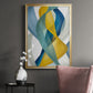 Horizontal Bands I - Modern Framed Canvas Print