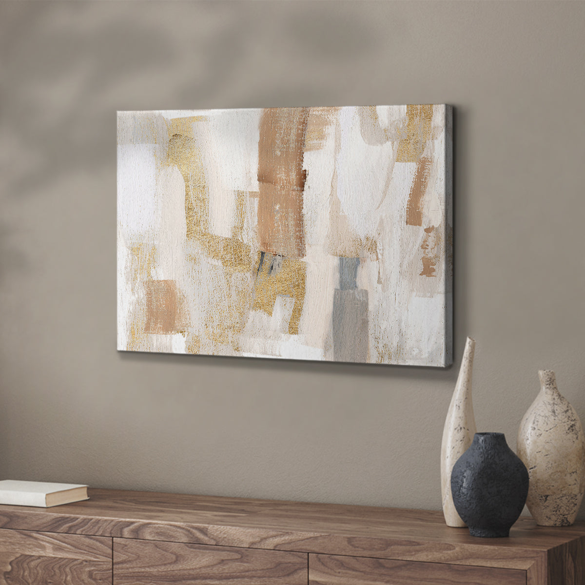 Gold Quartz I - Canvas Art Print