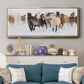 Pasture Run - Floater Framed Canvas Print