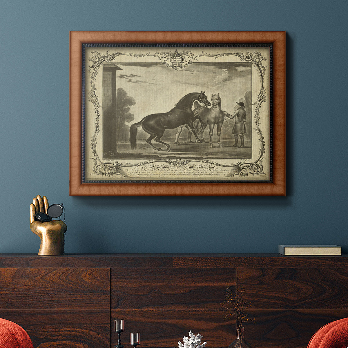 Distinguished Horses III Premium Framed Canvas- Ready to Hang