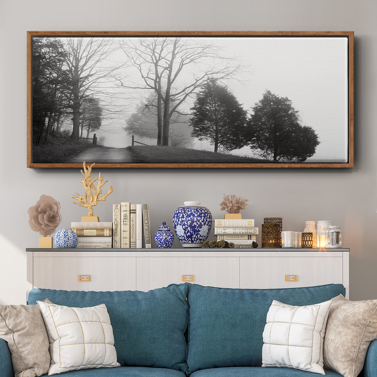 Tennessee Morning - Floater Framed Canvas Print