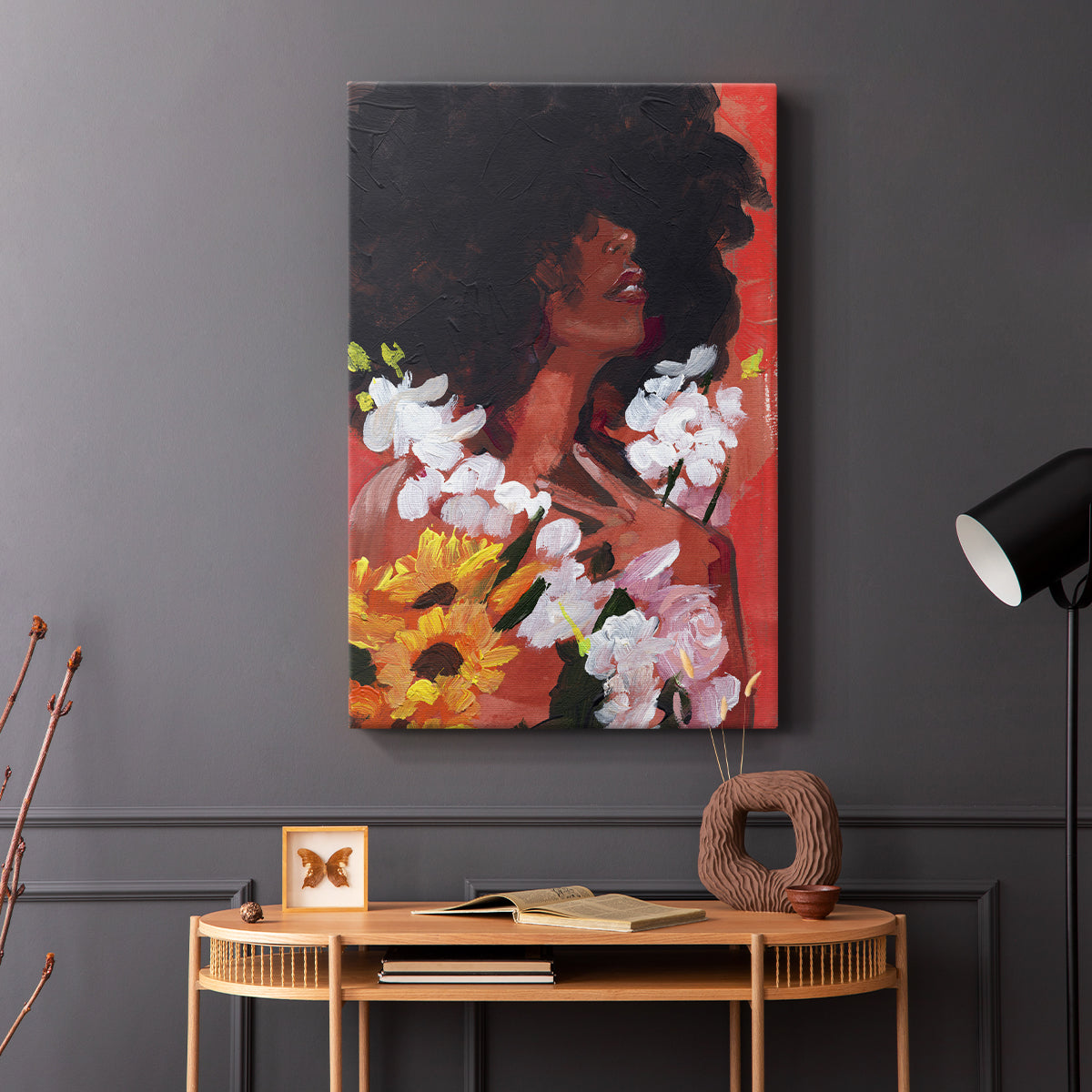 Through the Flowers II - Canvas Art Print