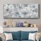 Soft Teal Summer - Floater Framed Canvas Print
