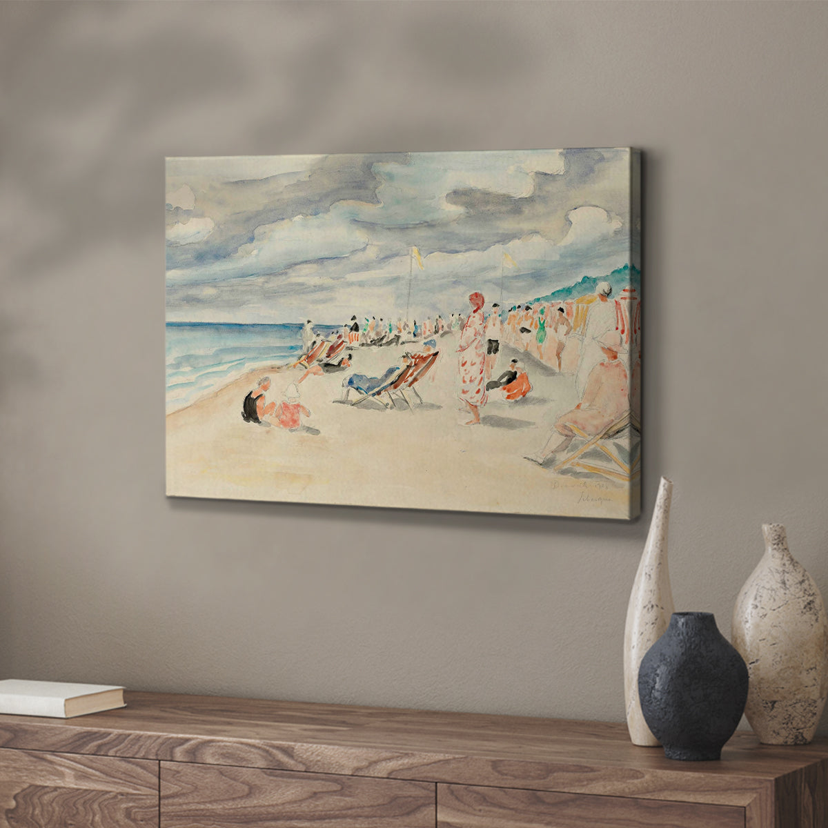 Vintage Beach XLIV - Canvas Art Print