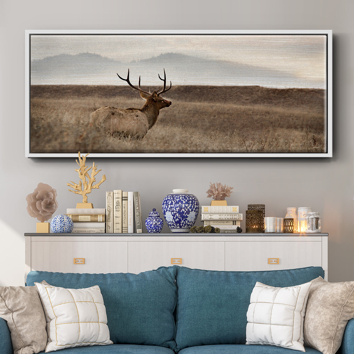 Now You See Me - Floater Framed Canvas Print