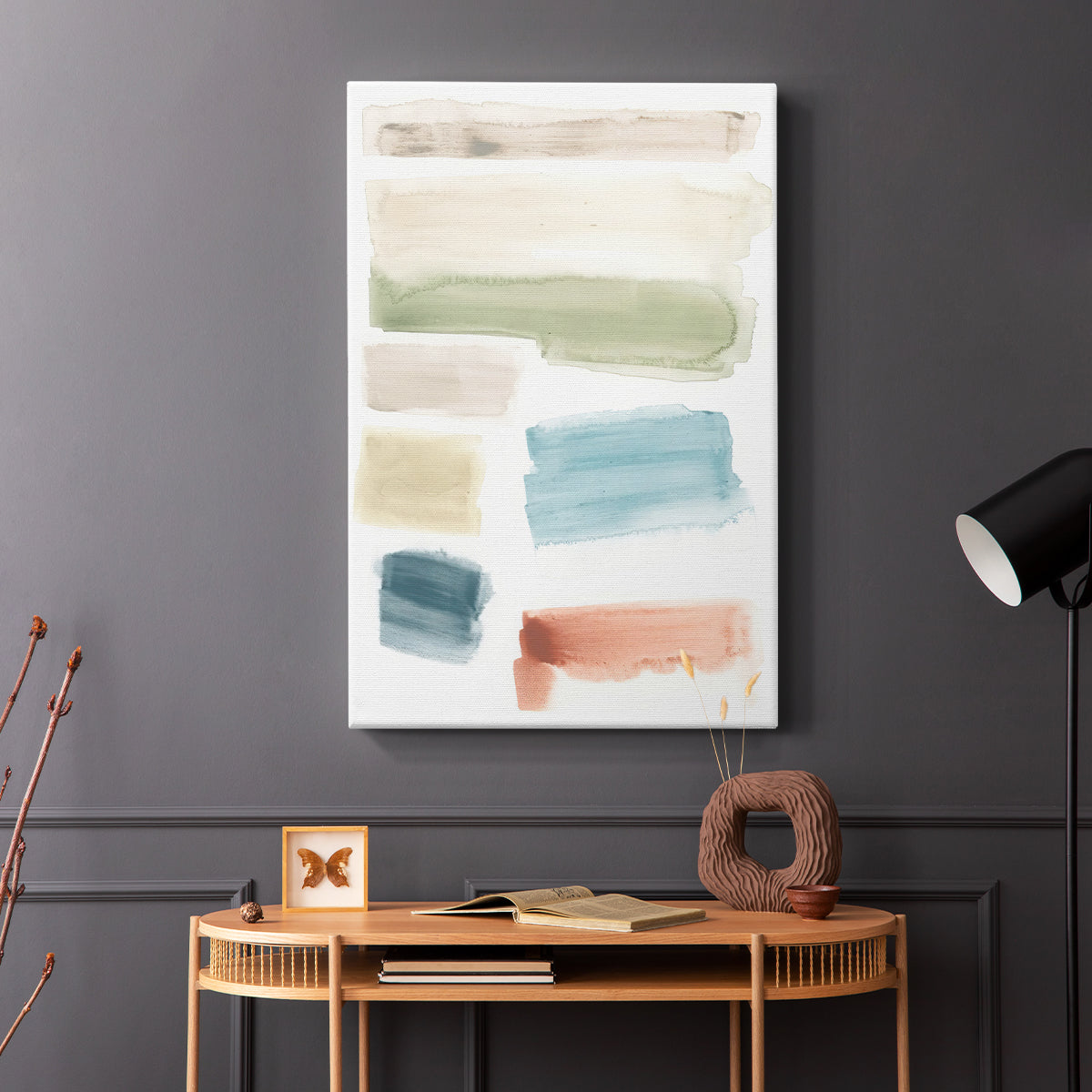 Watercolor Swatches I - Canvas Art Print