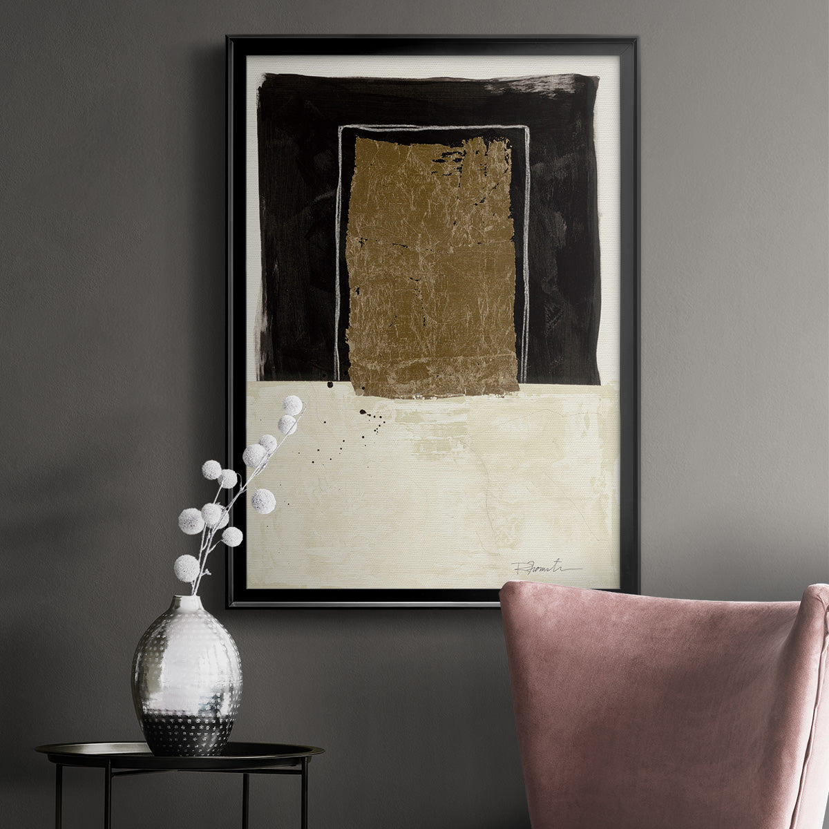 Standing Strong I - Modern Framed Canvas Print