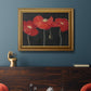 Poppy Trio I Premium Framed Canvas- Ready to Hang