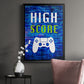 It's Game On I - Modern Framed Canvas Print