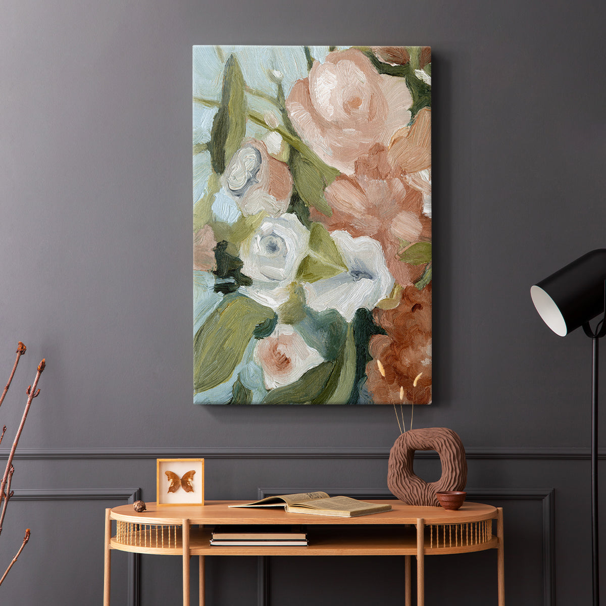 Bouquet Scatter II - Canvas Art Print
