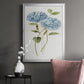 Petite Blue Hydrangea II - Modern Framed Canvas Print