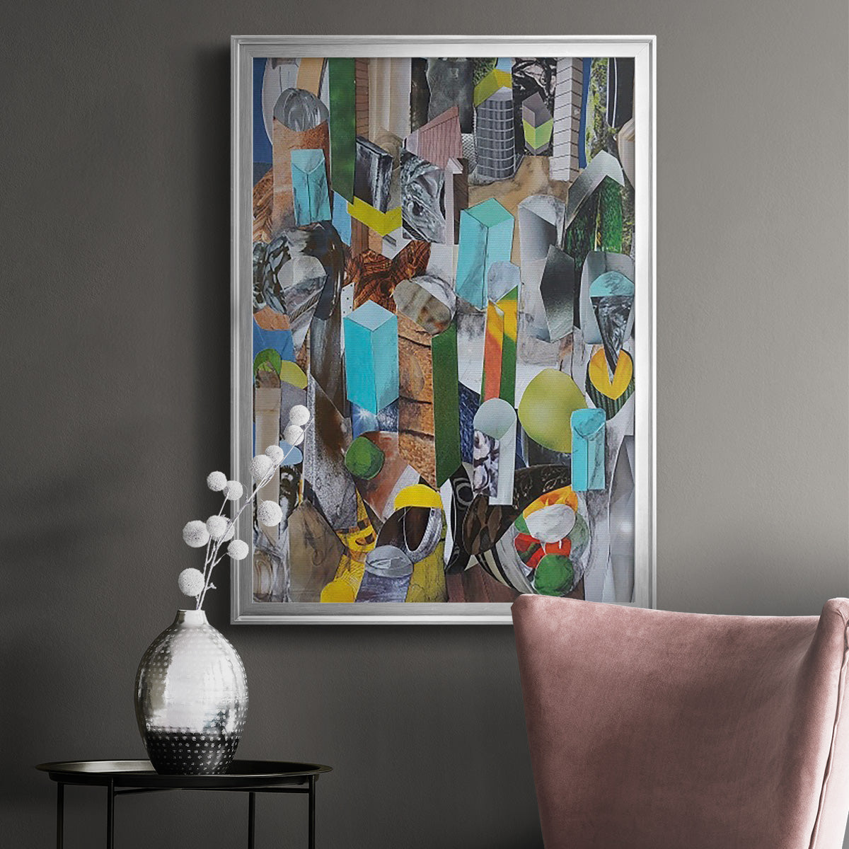 Puerto Vallarta - Modern Framed Canvas Print