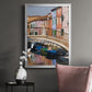 Colorful Canal - Modern Framed Canvas Print