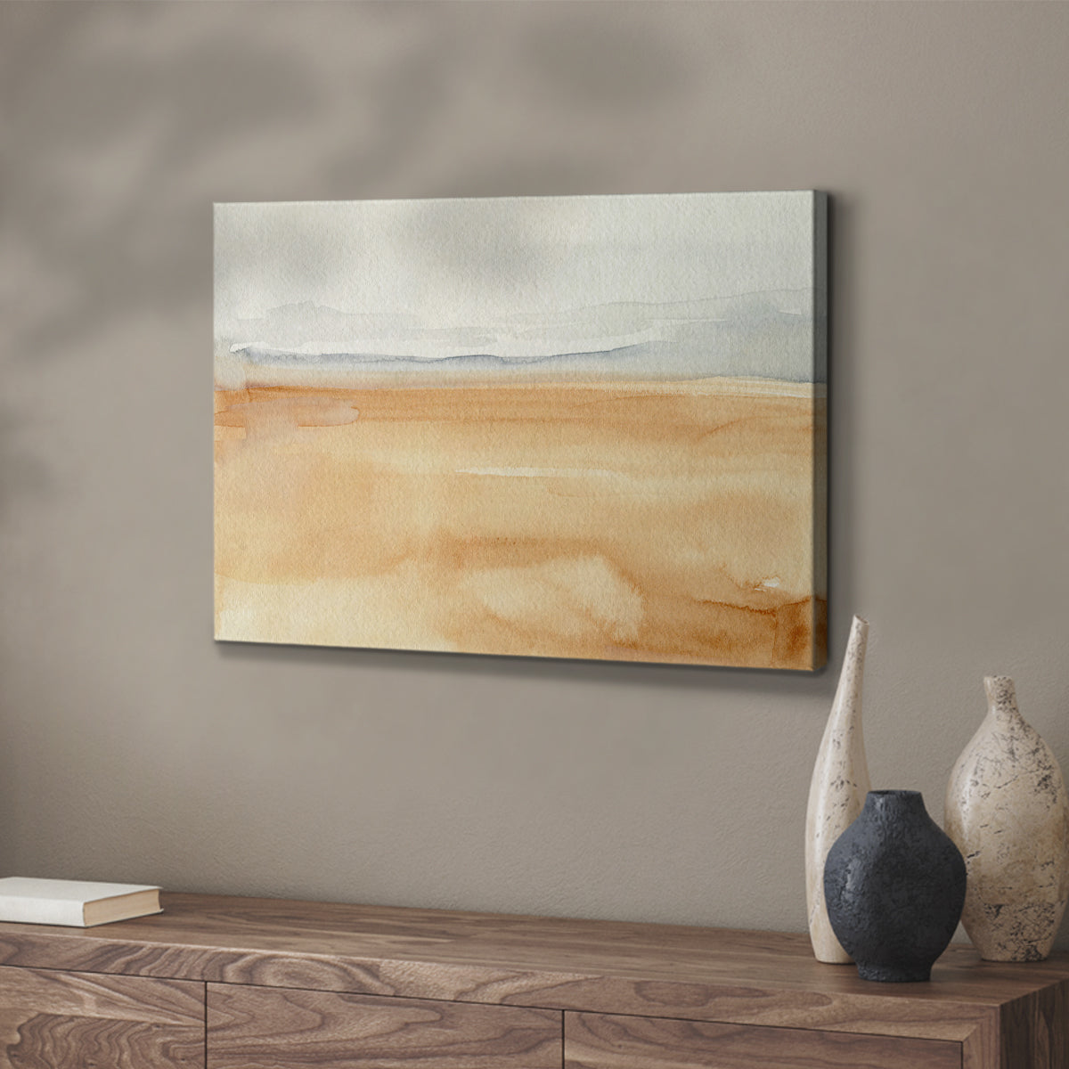 Ash Blue Horizon I - Canvas Art Print