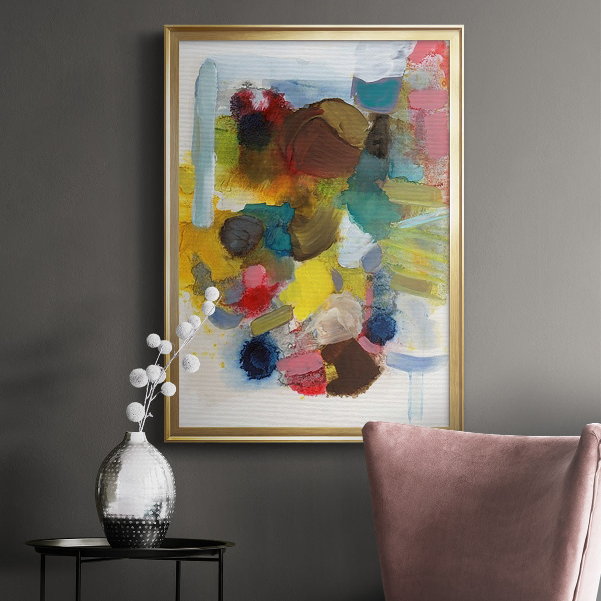 Everything at Once I - Modern Framed Canvas Print