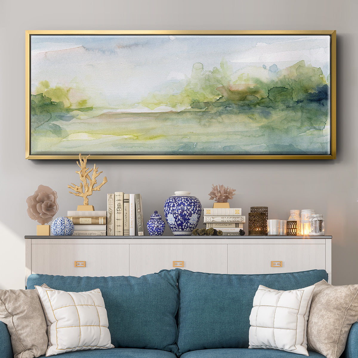 Clear Day - Floater Framed Canvas Print