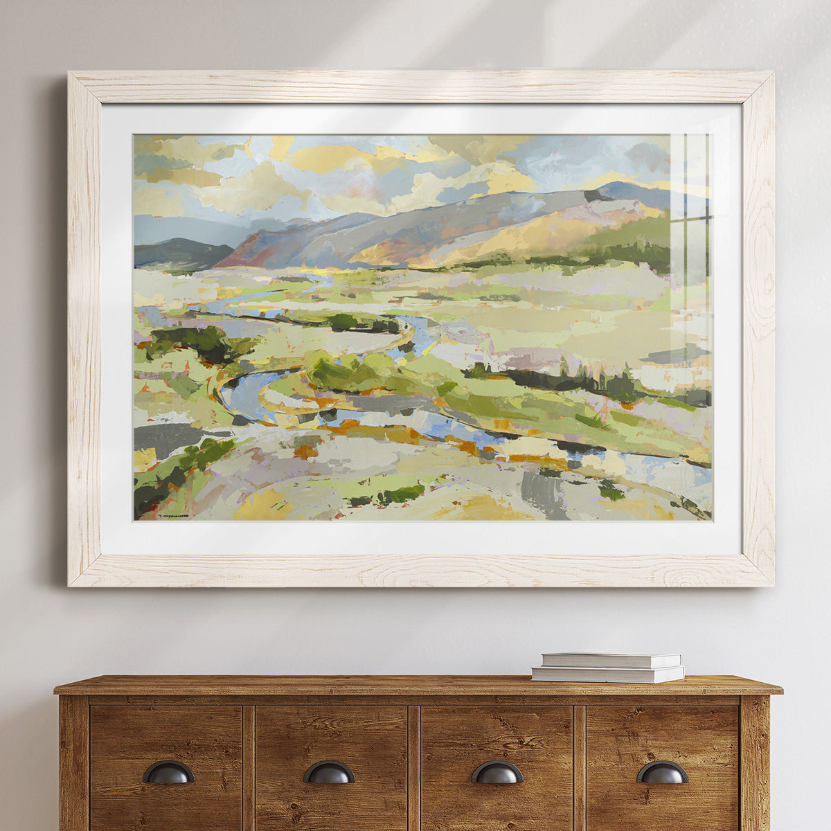 Mile Ten - Barnwood Framed Art Print
