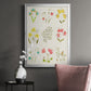 Floral Gatherings Grid - Modern Framed Canvas Print