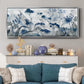 Inky Indigo - Floater Framed Canvas Print