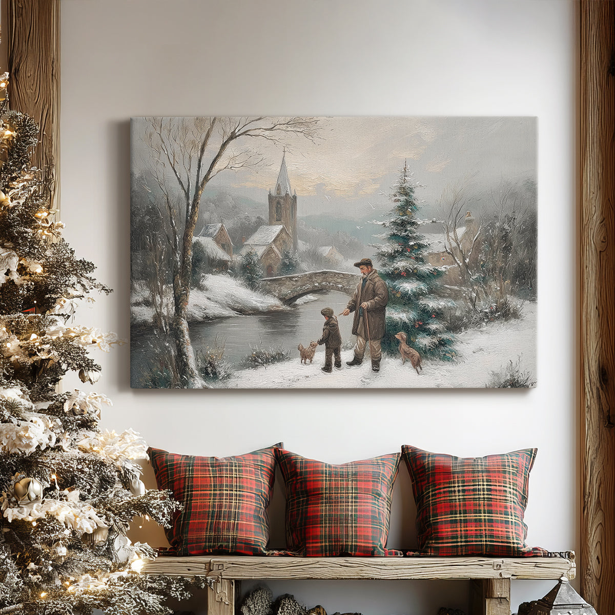 Mistletoe of Quiet Promise - Canvas Art Print