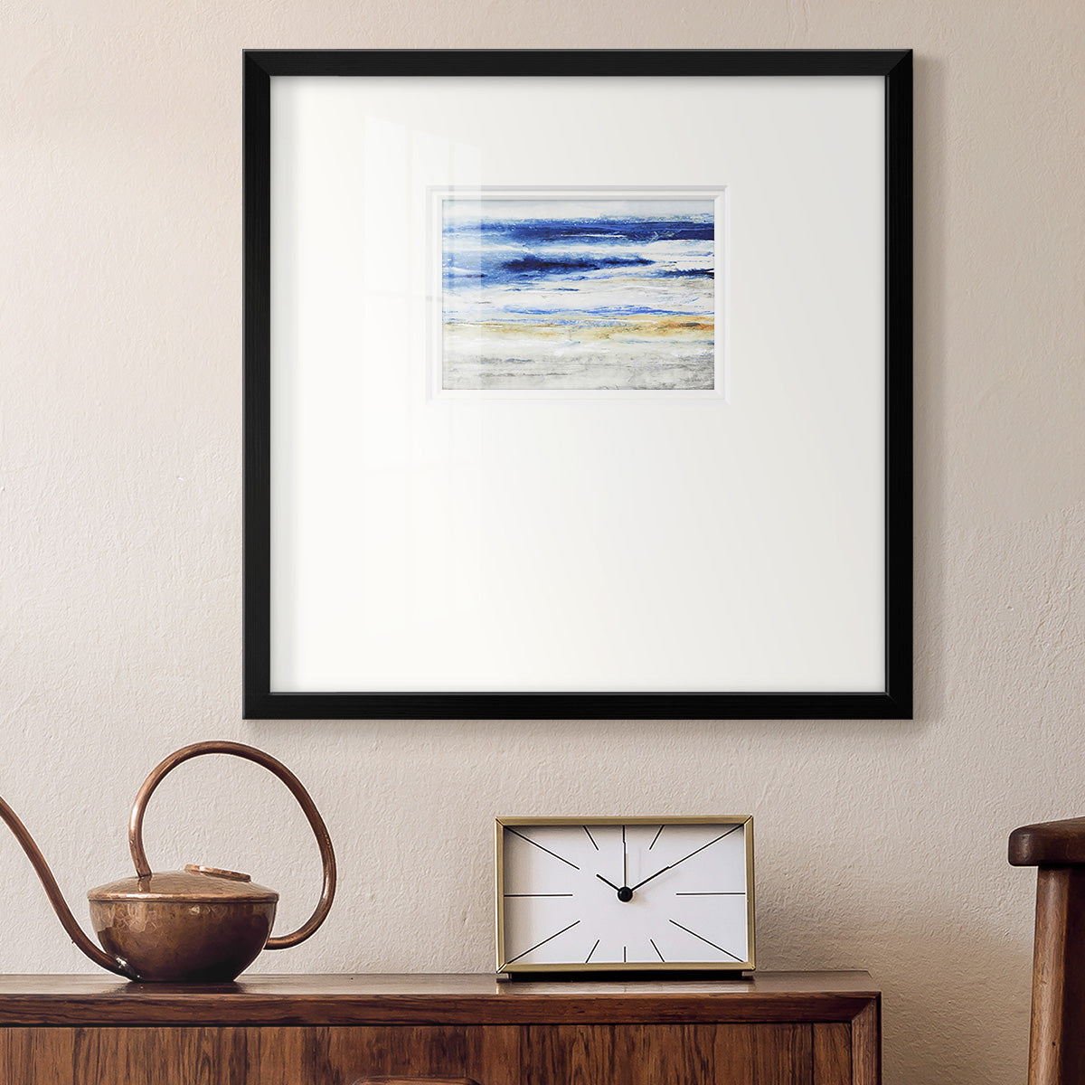 Choppy Seas I Premium Framed Print Double Matboard