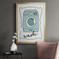 Wash - Modern Framed Canvas Print