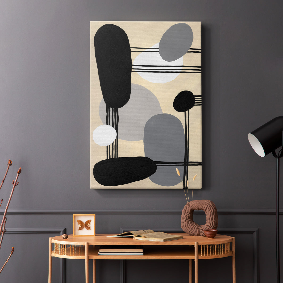 Interconnected Shapes I - Canvas Art Print