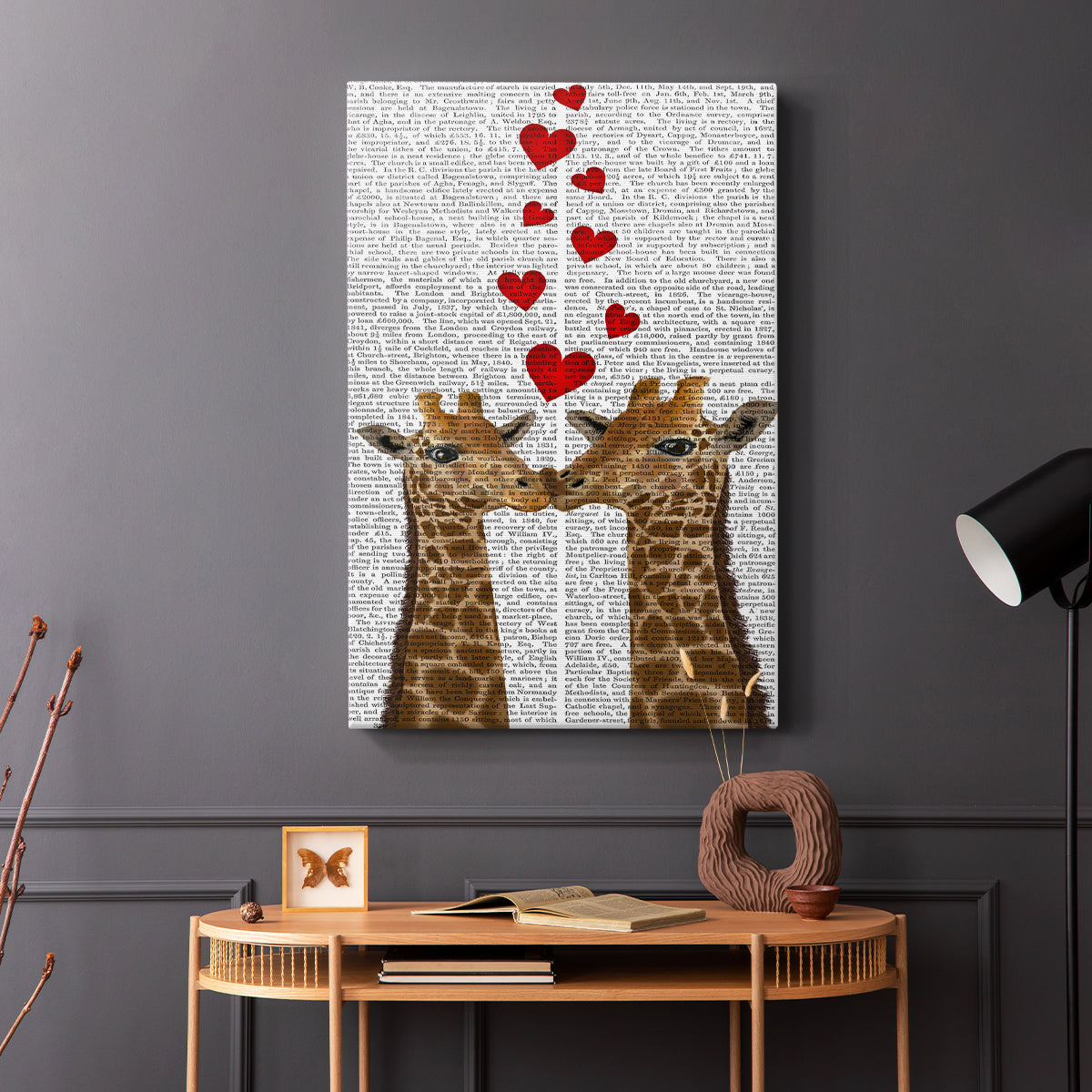 Love is in the Air Collection B - Canvas Art Print
