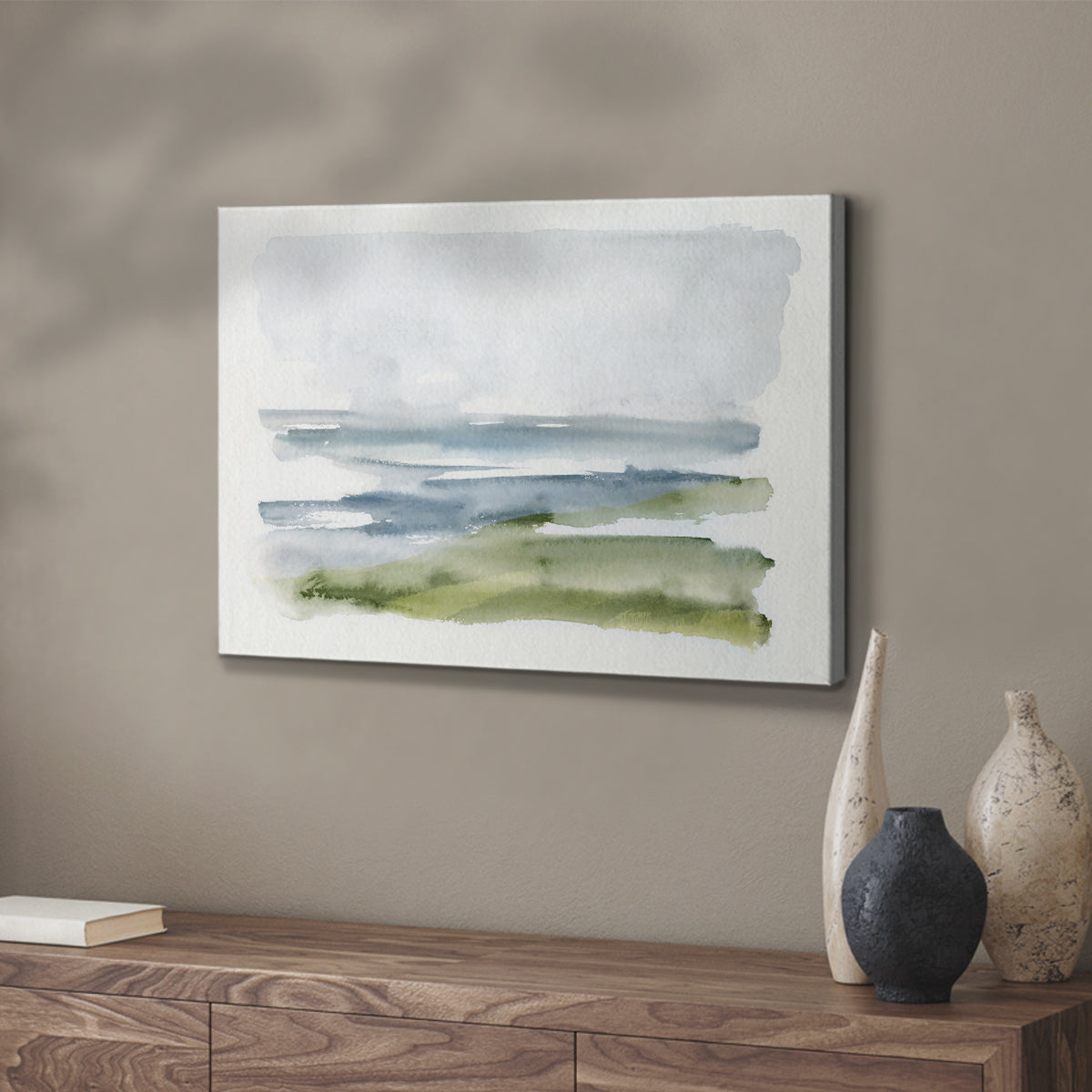 Coastline Splash I - Canvas Art Print