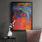 Vibrant Flow I - Modern Framed Canvas Print