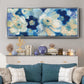 Blue Nocturne II - Floater Framed Canvas Print