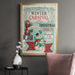 Bright Christmas Carnival - Modern Framed Canvas Print