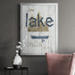 Lake Calls Me - Modern Framed Canvas Print
