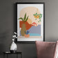 Paper Scene II - Modern Framed Canvas Print