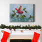 Winter Cardinal Duet I - Premium Gallery Wrapped Canvas  - Ready to Hang