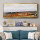 Bridges Ochre III - Floater Framed Canvas Print