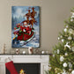 Santa's Sleigh - Gallery Wrapped Canvas