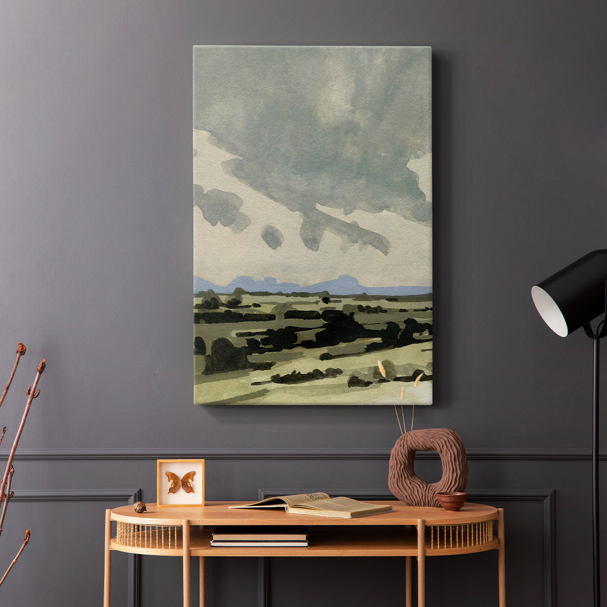 Pink Hazy Sky II - Canvas Art Print
