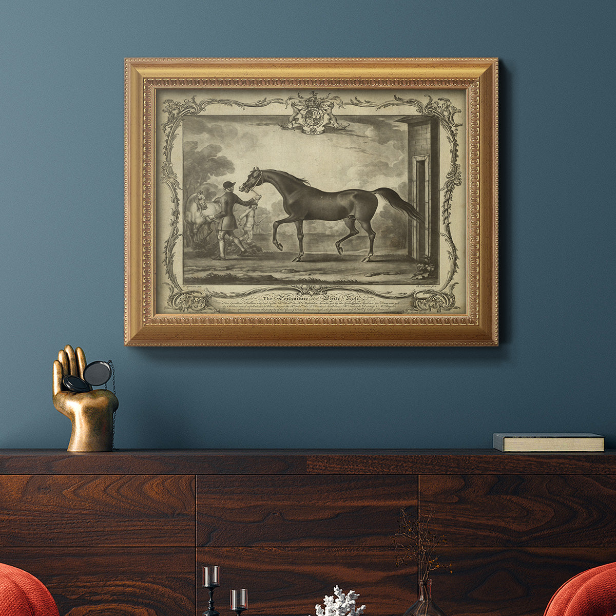 Distinguished Horses IV Premium Framed Canvas- Ready to Hang