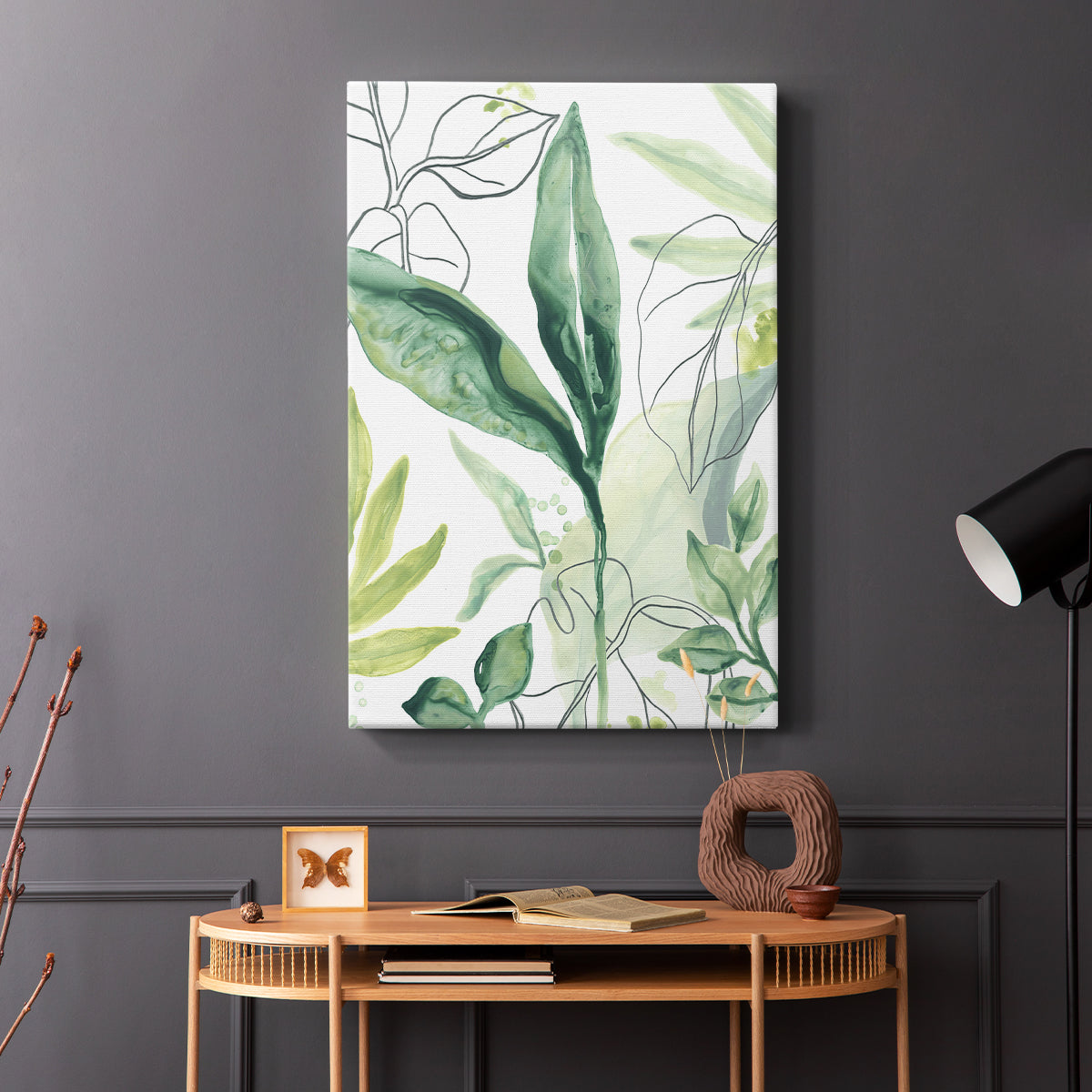 Tropical Palm Chorus IV - Canvas Art Print