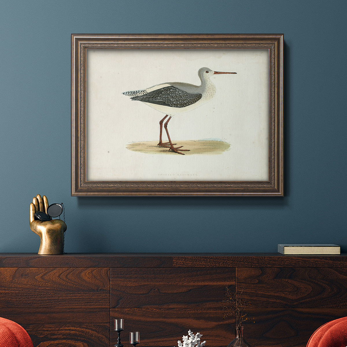 Morris Sandpipers I Premium Framed Canvas- Ready to Hang