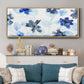 Blue Gossamer Garden V - Floater Framed Canvas Print