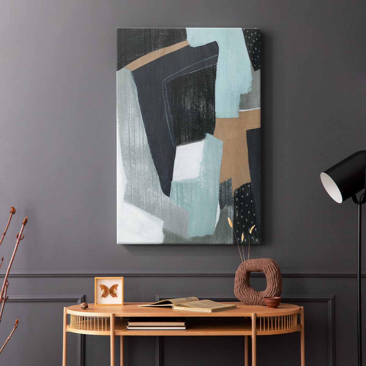Tangerine Lagoon II - Canvas Art Print