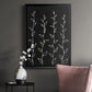 Ivory Vines I - Modern Framed Canvas Print